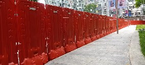 塑料圍擋：輕巧、耐久和易安裝的優(yōu)勢特點【旭東鋼構(gòu)】